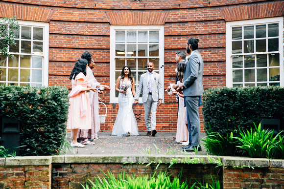 Wedding at BMA and Tavistock House, London