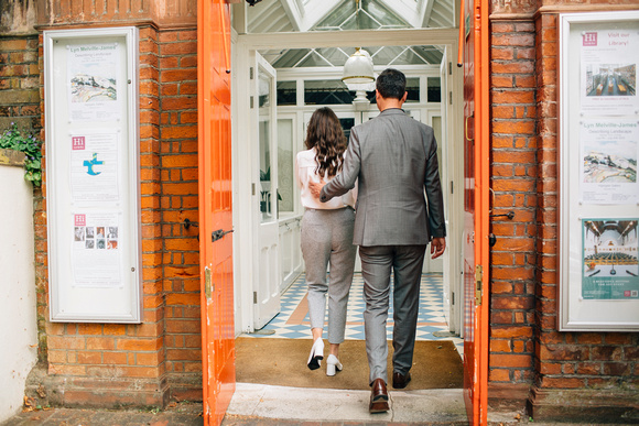 Wedding at the Highgate Literary and Scientific Institution Lond