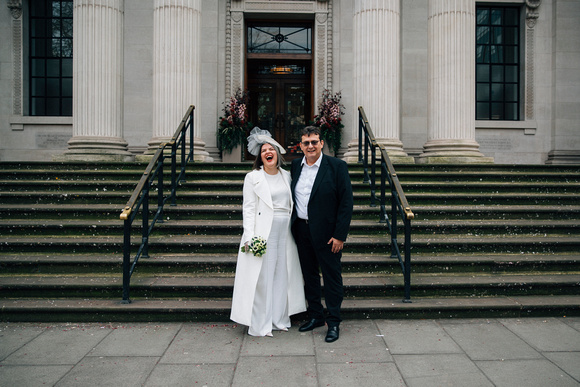 Chic wedding at The Old Marylebone Town Hall