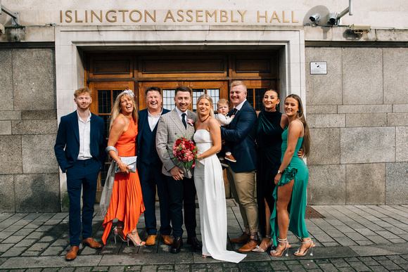 Wedding at Islington Town Hall